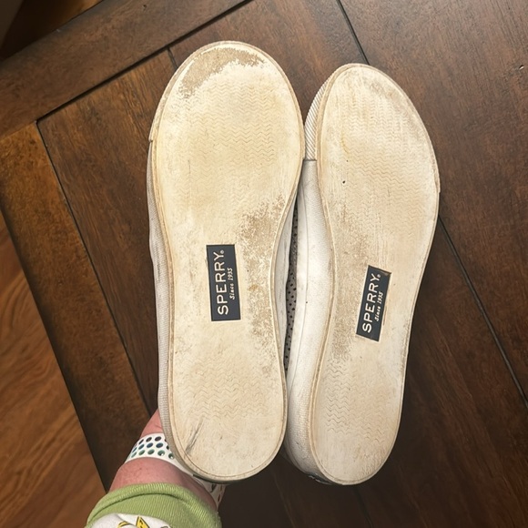 Sperry Seaside women’s gray perforated slip on flats size 9 - Picture 3 of 7